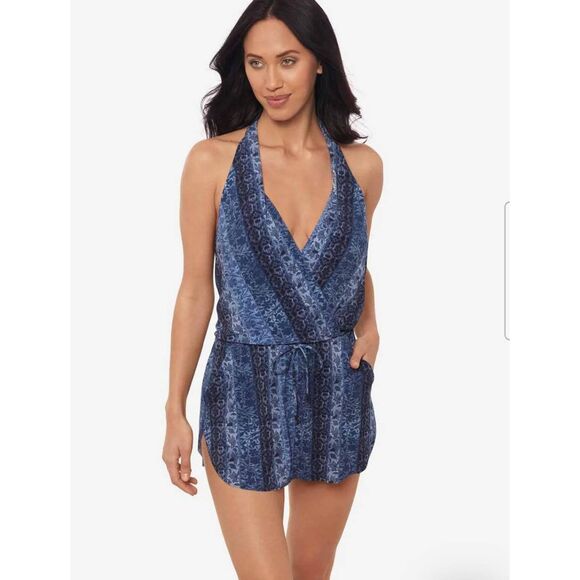 Magicsuit Ellie Swim Dress in Via Roma Size 10 NWT - Picture 1 of 8